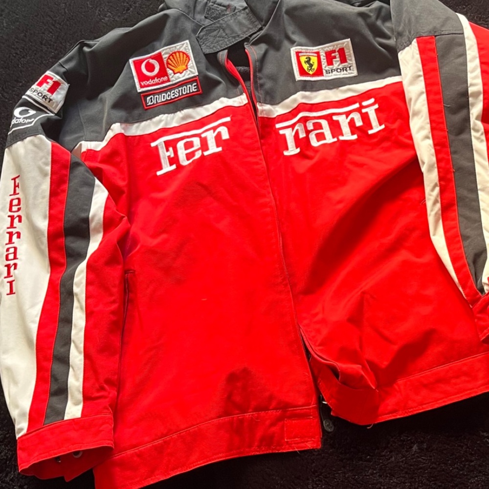 Ferrari Racer Jacket; black and red - Picture 2 of 2